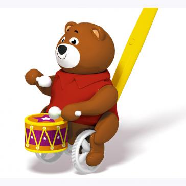 Каталка Барабанщик 01377