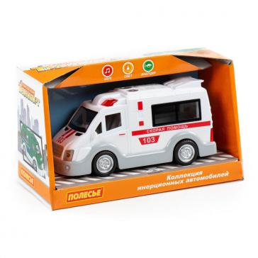 Скорая помощь автомобиль инерционный (в коробке) 79657