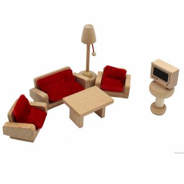 Мини - мебель с мягкими аксессуарами гостиная Б1810