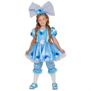 Карнавальное изделие детское Кукла Тутси голубой р-р 32  202116-07-32