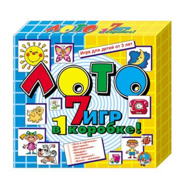 Лото 7 игр в одной коробке 00042