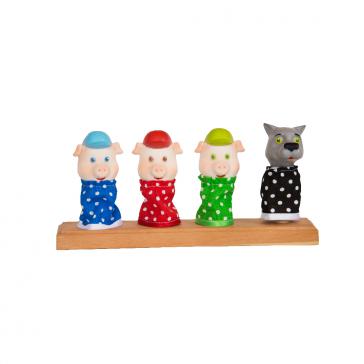 Пальчиковый кукольный театр три поросенка