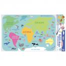 Игра магнитно-маркерная Карта мира для малышей Животные 03871