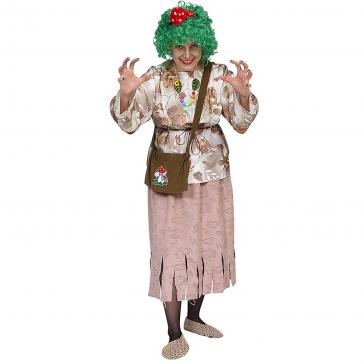 Карнавальный костюм взрослый Кикимора Кокетка  сиреневый р-р 46