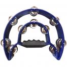 EASTTOP DF103 BLUE Пластиковый тамбурин Полукруг 10 пар сдвоенных джинглов цвет синий 77737