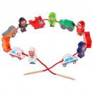 Шнуровка Транспорт 12 дет, 76858